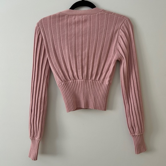 Aritzia Wilfred Plunge Front Cardigan - Picture 3 of 5